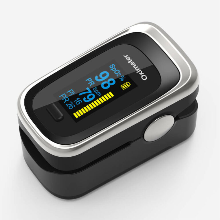 OxiCare Fingertip Pulse Oximeter, Oxygen Saturation Monitor, Pulse and