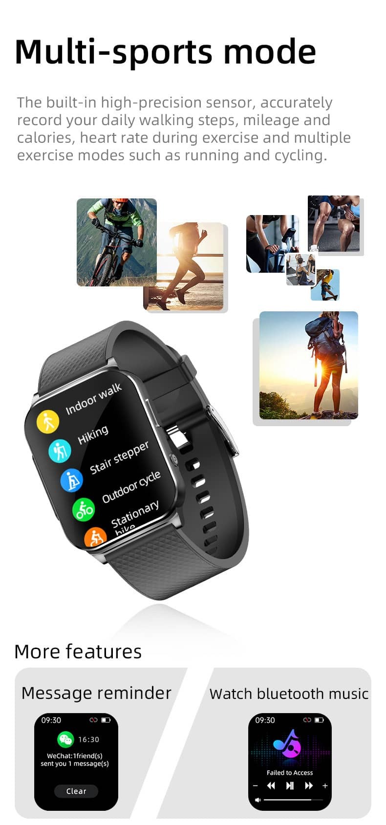 Kids Smart Watch For Women Bluetooth-compatible Men Android Blood Pressure  Heart Rate Monitor Ip67 Waterproof Sport Bracelet Ios - AliExpress